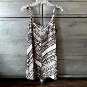 Cute black and nude colored dressy tank